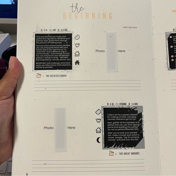 The Adventure Challenge Couples Edition - 50 Scratch Off Date Night Ideas Book - Picture 10 of 11